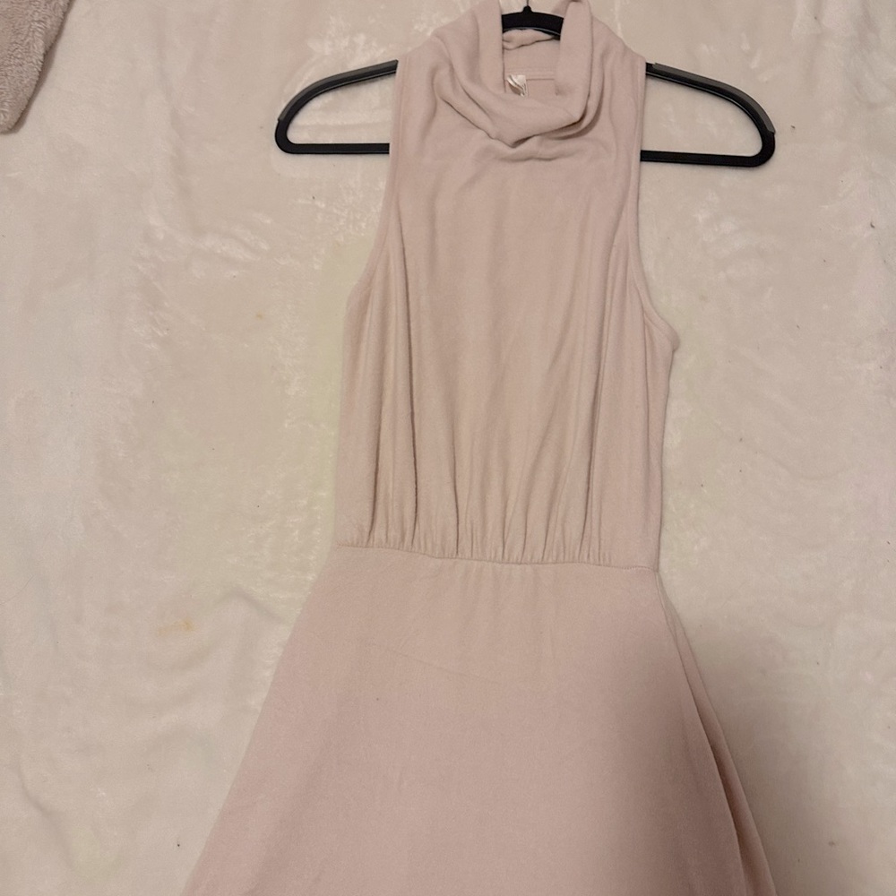 Anthropologie Sleeveless Soft Cowl Neck Maxi Dress